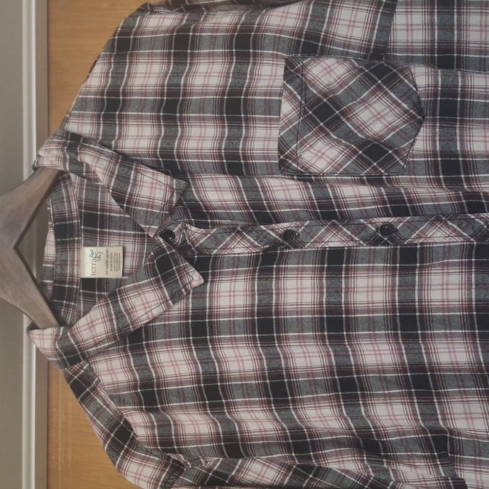 🤑 FINAL DROP! Terra & Sky Plaid Shirt - Picture 2 of 5